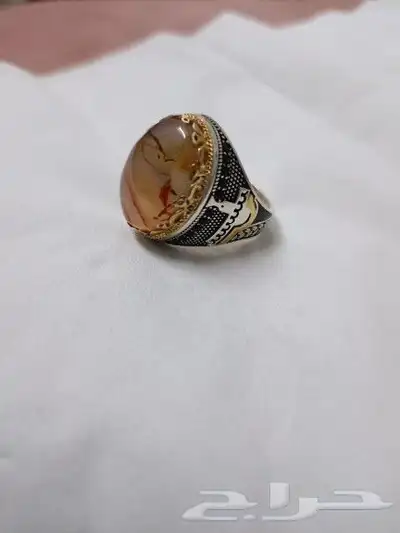 خواتم عقيق يمني 925 خالص 2