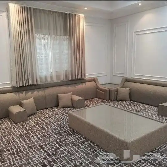 كنب مجلس مساند تفصيل تنجيد ستائر ويفي امريكي.. 9