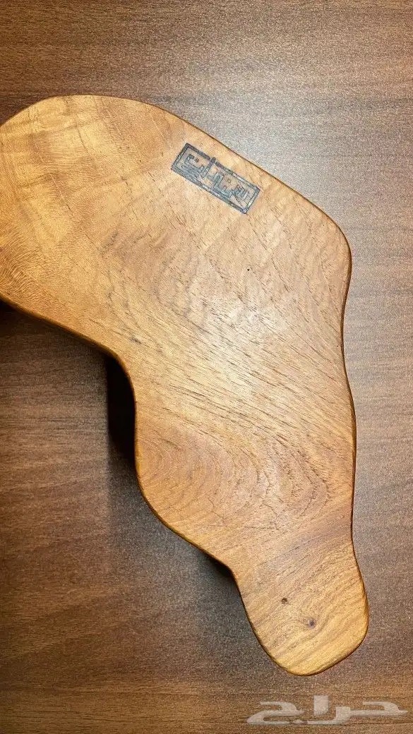 مبخرة يدوية من خشب الساج الطبيعي - تصميم عضوي فريد 1