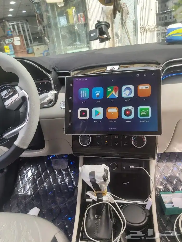 شاشه اندرويد مقاس 13بوصه بنضام الاندرويد والكار بلاي 1