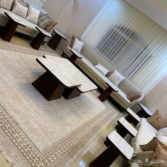 تفصيل طاولات تفصيل استقبال 7