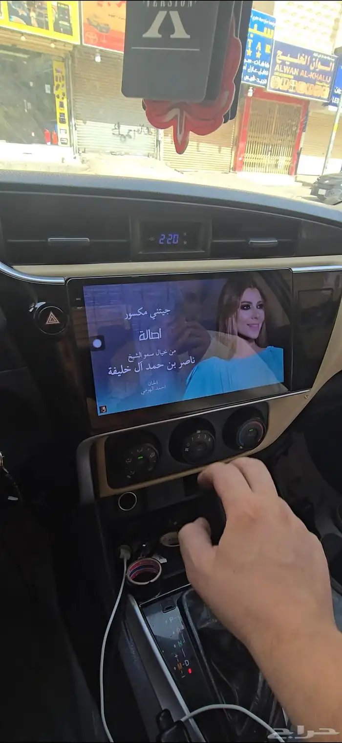 شاشه كورلا مديل 2018 0