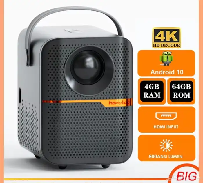 بروجيكتر ممتازة يعمل بنظام الأندرويد بجودة 4K 2