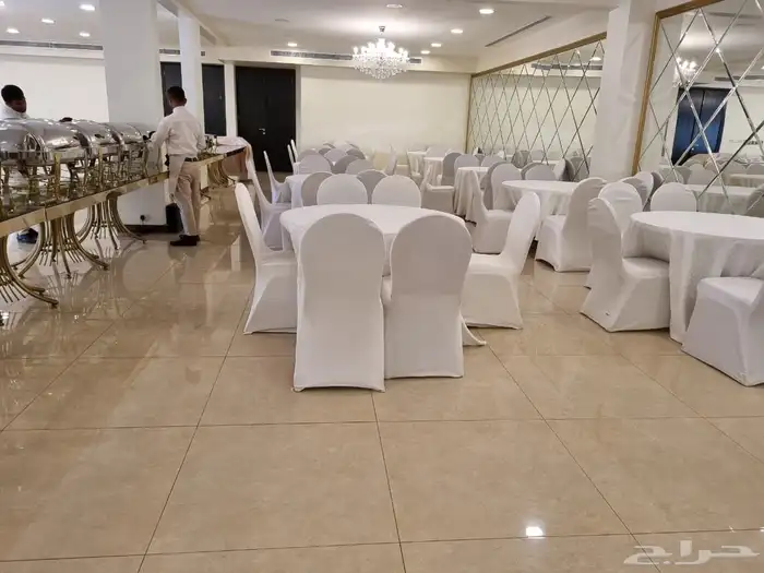 تاجير جميع لوازم الضيافه والحفلات كراسي طاولات خيام جميع الم 0
