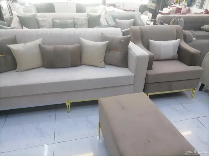 عرض الكنب الجاهز جديد عرض خاص 2800 ريال الطقم 5 قطع 11 شخص 1