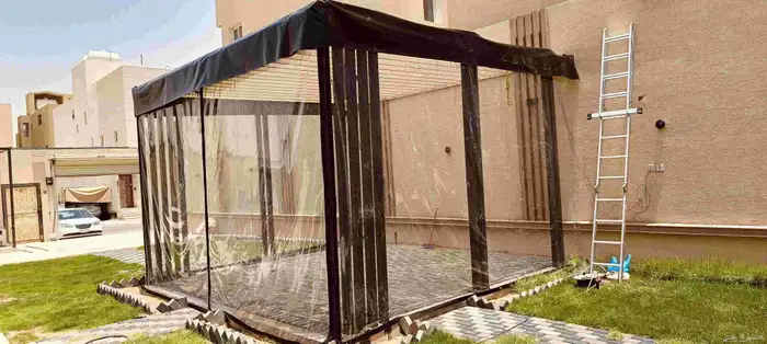 غطاء جلاسات خارجيه شفاف سماكه 7 ملي 1