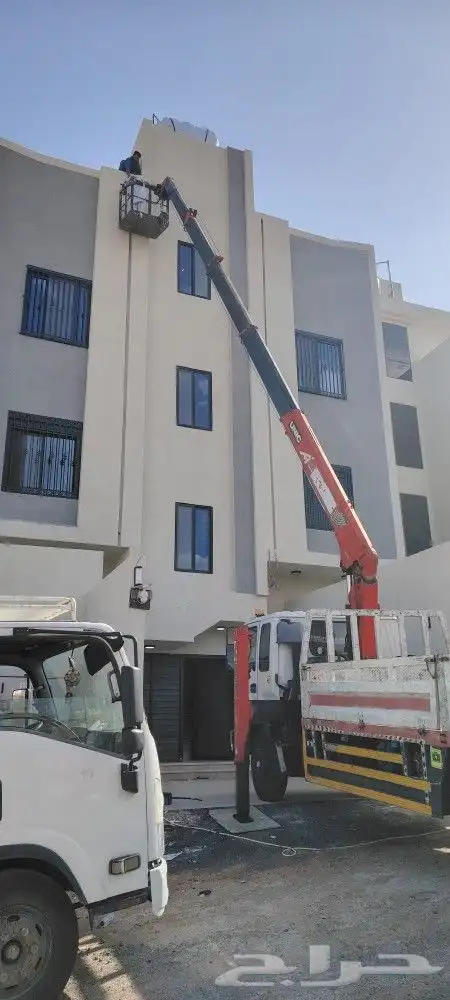 بوم ترك ونش كرين مشوير اجار مكة المكرمة 2