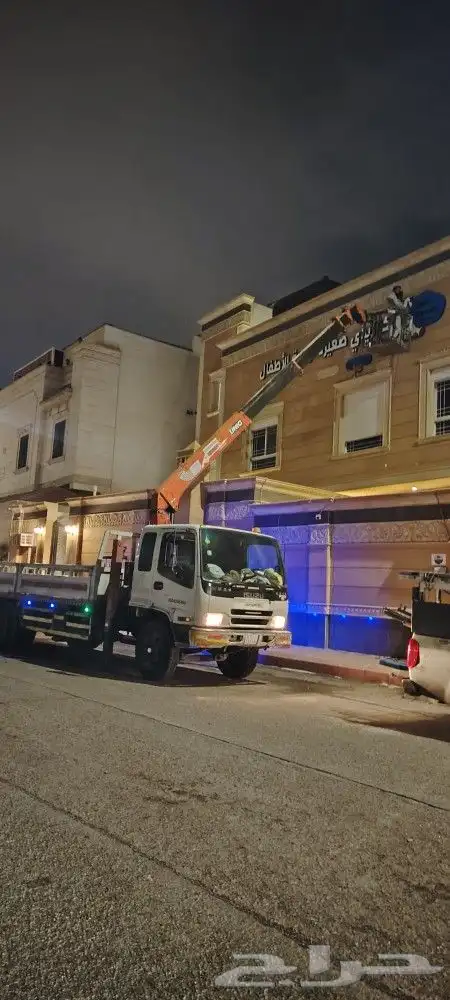 بوم ترك ونش كرين مشوير اجار مكة المكرمة 3