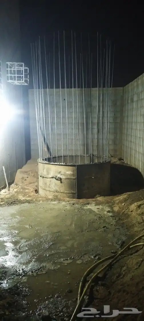 حفر خزان الميا  و بيار 3