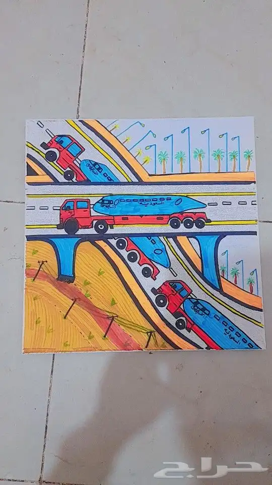 خطاط رسام لوحات مدرسيه وغيرها الكثير من الابداع 9