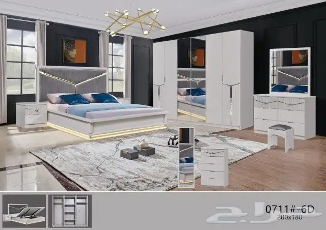 غرف نوم بسعر مناسب 10