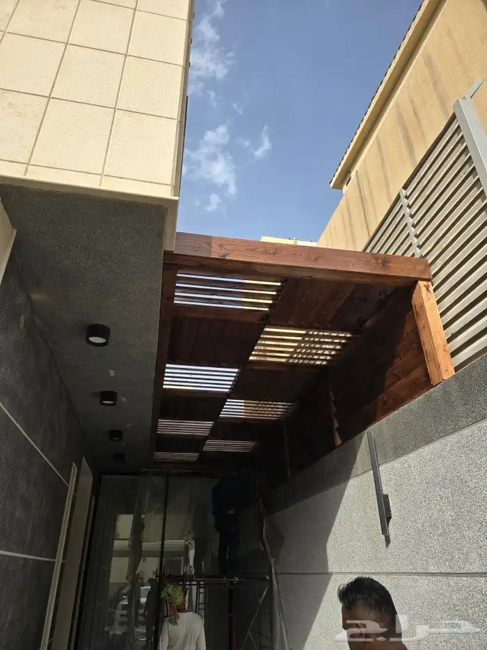 تركيب مظلات خشبيه 0