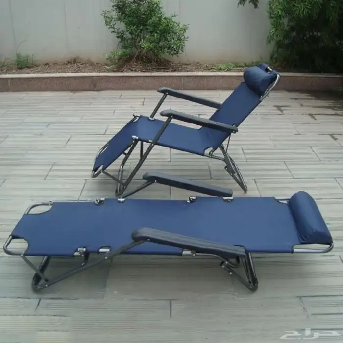 كرسي وسرير الحديقة المريح قابل للطي 2