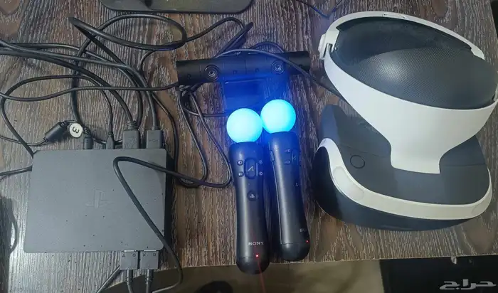 سوني PS VR1 نظارة واقع افتراضي وارد اليابان 2 يد تحكم حركة 3