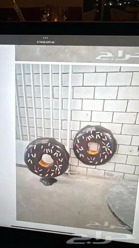 احواض زراعية من الفايبر ومجسمات حلويات من الفايبر 1