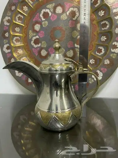 نحاسيات دلل لوحة ابريق شاي 9