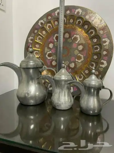نحاسيات دلل لوحة ابريق شاي 7