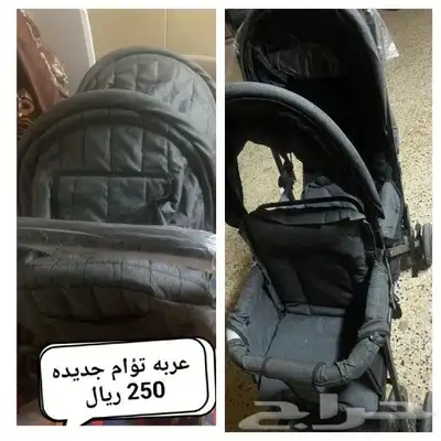 اغراض اطفال عربه اطفال شبه جديده 2