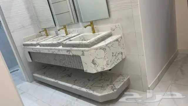من المصنع للعميل مغاسل رخام تفصيل وتوريد (طبيعى  صناعى). 1