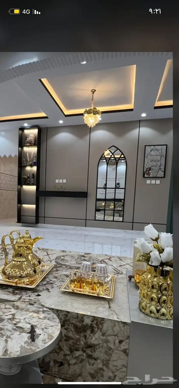 تركيب ديكورات بديل الشيبورد وبديل الرخام والفوم الجداري 4