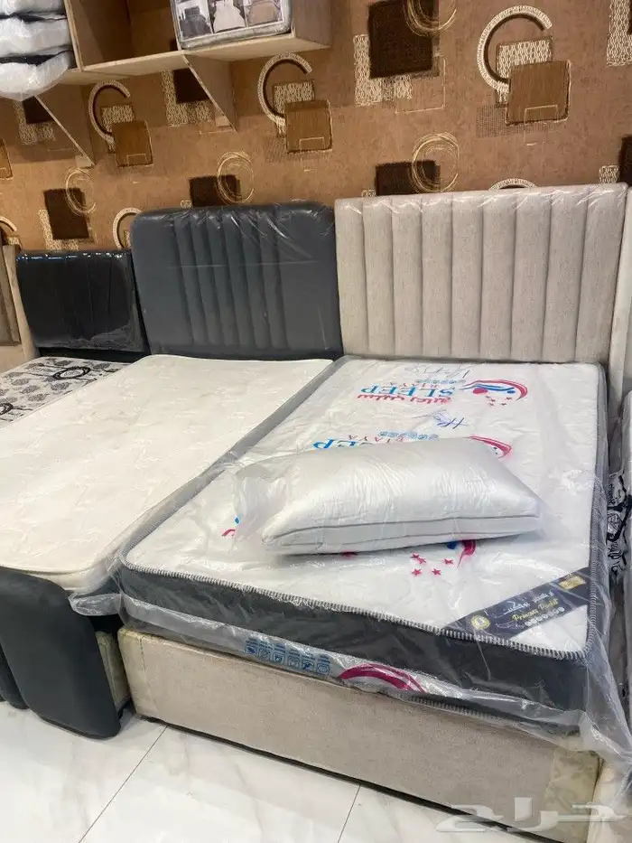 سراير خشب فندقي قماش مخمل نوعيه ممتازة وبأسعار خاصة 1