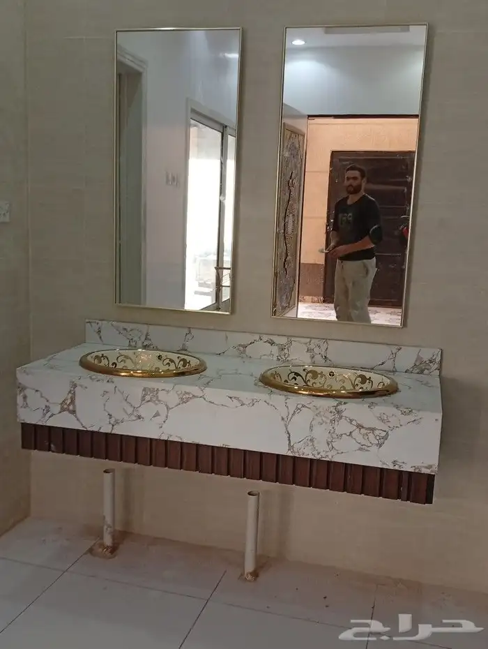 من المصنع للعميل مغاسل رخام تفصيل وتوريد (طبيعى  صناعى). 0