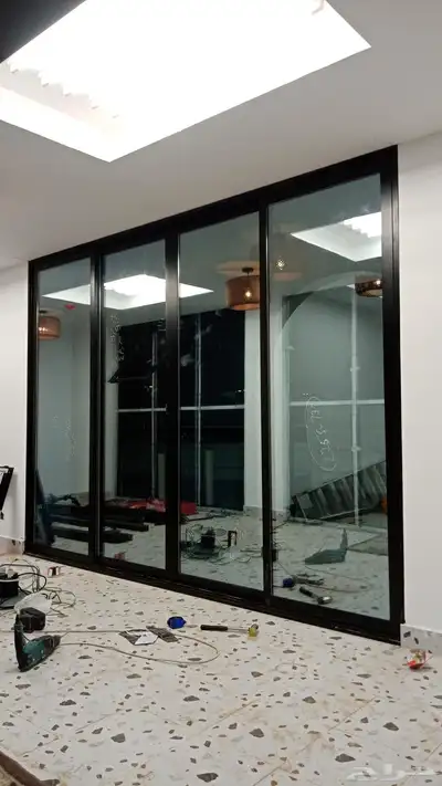 للزجاج السكريت والالمنيوم أبواب شبابيك شتر استركشر 6
