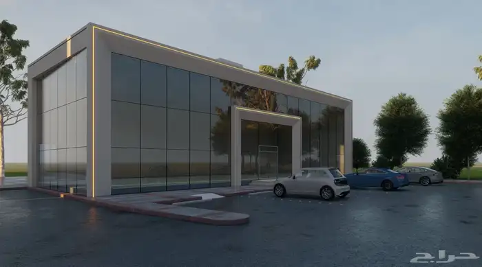 تصميم واجهة مبنئ اداري 1