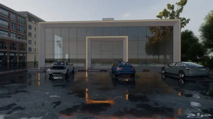 تصميم واجهة مبنئ اداري 2