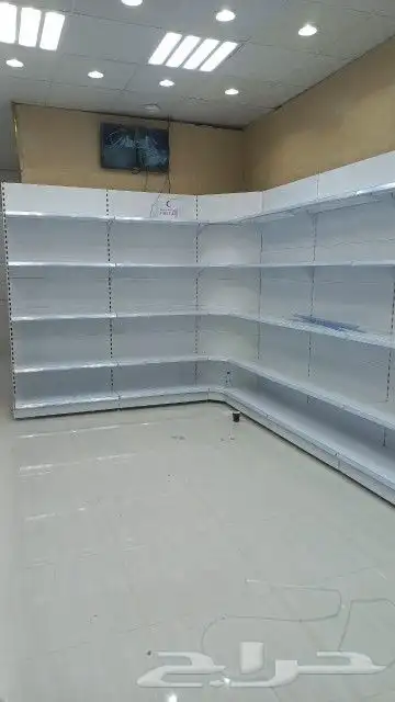 رفوف سوبر رفوف بقالةاستندات صيدليات خانات مستود جديدومستخدم 0