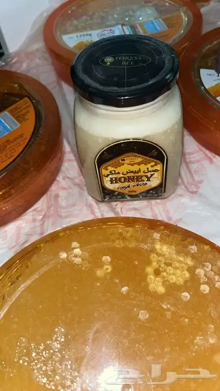 عسل أبيض ملكي طبيعي 100 1