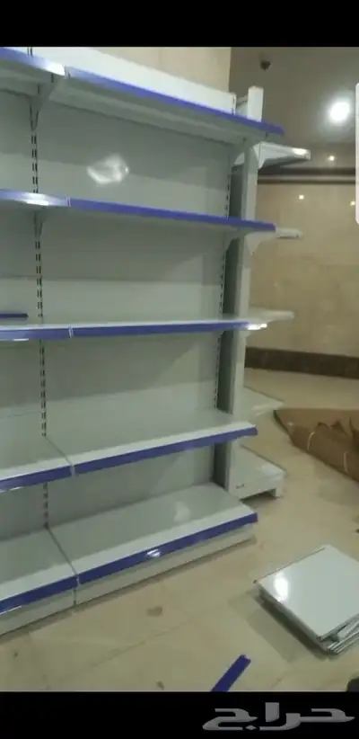 رفوف سوبر رفوف بقالةاستندات صيدليات خانات مستود جديدومستخدم 2