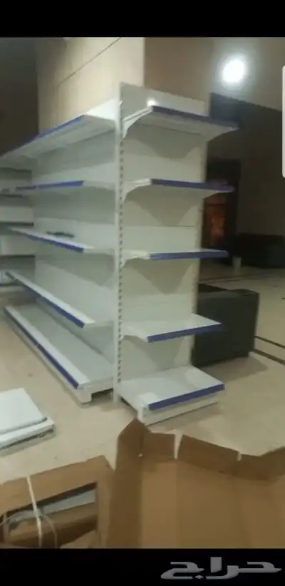 رفوف سوبر رفوف بقالةاستندات صيدليات خانات مستود جديدومستخدم 4