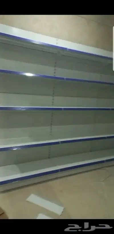 رفوف سوبر رفوف بقالةاستندات صيدليات خانات مستود جديدومستخدم 6