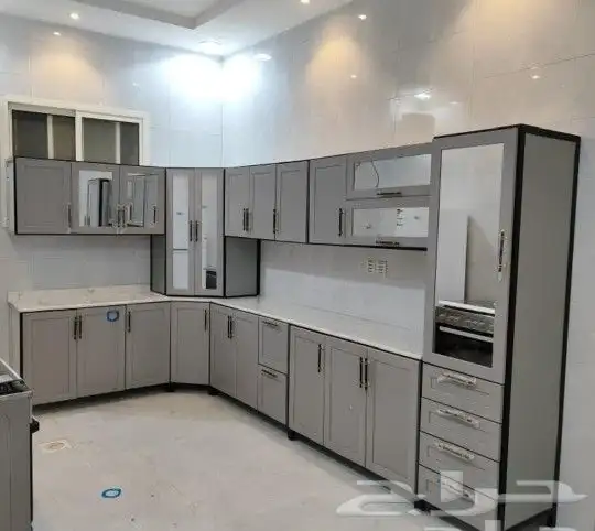 مطبخ تفصيل صاج الماني جديد رفوف اربعه ملي حديثه مفصلات ايطال 4