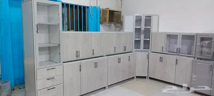 مطبخ تفصيل صاج الماني جديد رفوف اربعه ملي حديثه مفصلات ايطال 7