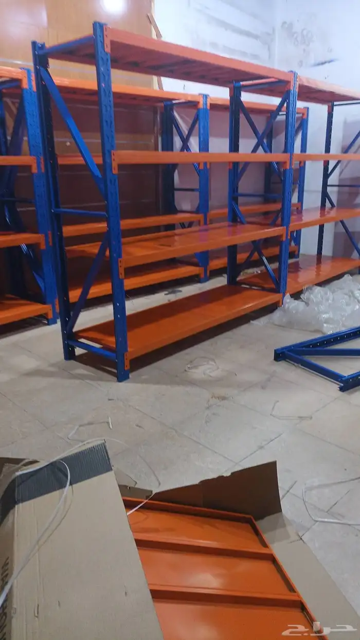 رفوف مستودعات سوبر ماركه عاديه 1