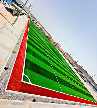 إنشاء ملاعب كره القدم وتجهيزها عشب صناعي جيزان صبيا ابوعريش 4