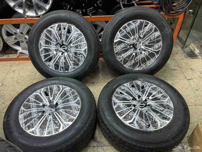 جنوط نيسان تيتانيوم مقاس 20 اصلي وكاله موديل 2025 0