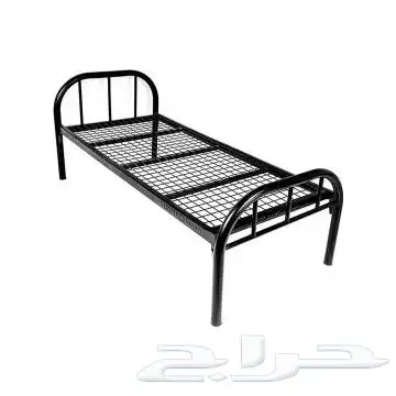 سرير حديد نفرين سرير حديد نفر ونص سرير حديد نفر واحد ثقيل 4