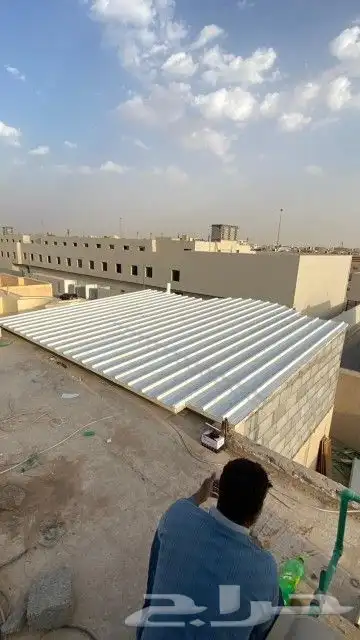 أعمال حديد ومظلات وسواتر 9