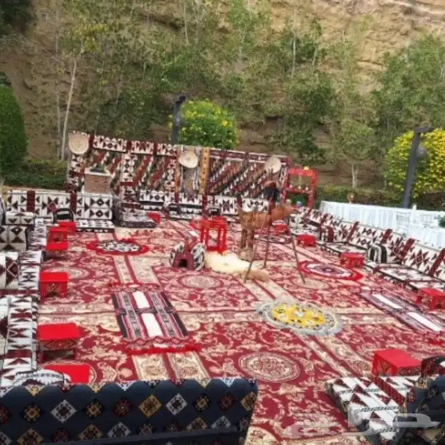 تاجير قهوجين وصبابين رجال ونساء كنب زل طاولات مضلات مكيفات 5