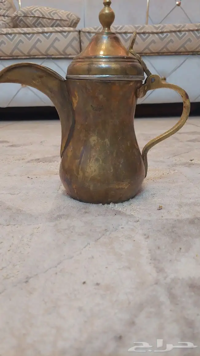دلة نحاسية تراثي 0