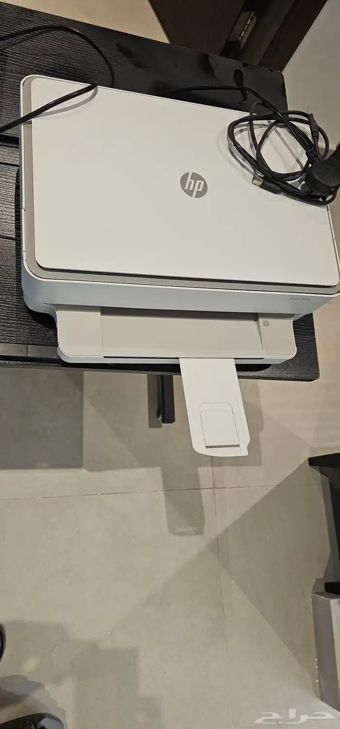 طابعة ملون وسكانر ماسح HP DeskJet Plus 6075 حبرها خالص 0