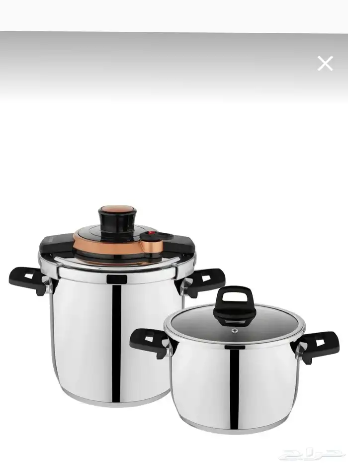 طقم قدرين ضغط ستيل ماركة شافر اوبتيما التركية 0