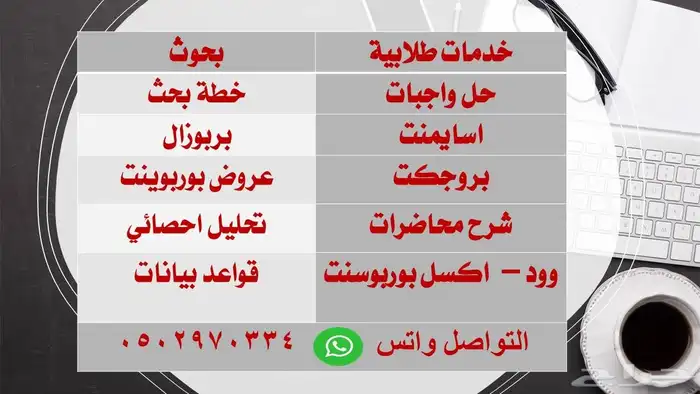 حل واجبات عمل مشاريع برزنتيشن تصميم عروض تكاليف ترجمه 4