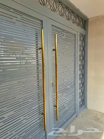 شغل سكريت و استيل و المونيم و مظلات ابواب حديد ليزر امدات 6