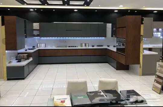 مطبخ تفصيل صاج الماني جديد رفوف اربعه ملي حديثه رخام صناعي 1