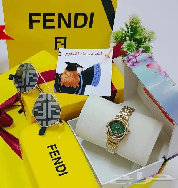 اقوى عروض   ساعه نسائي اشكال فندي ضمان سنتين جوده 4