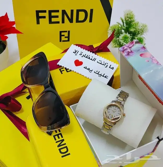 اقوى عروض   ساعه نسائي اشكال فندي ضمان سنتين جوده 7